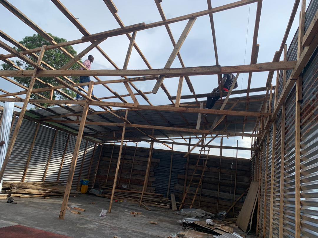 Construction de l'église